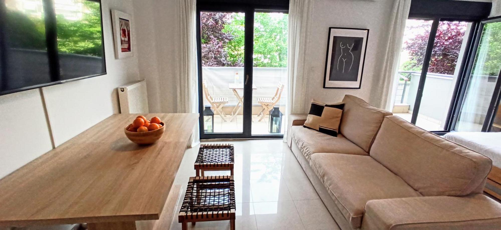 Peraía Grand Getaway Suite 300Mts From The Beach מראה חיצוני תמונה